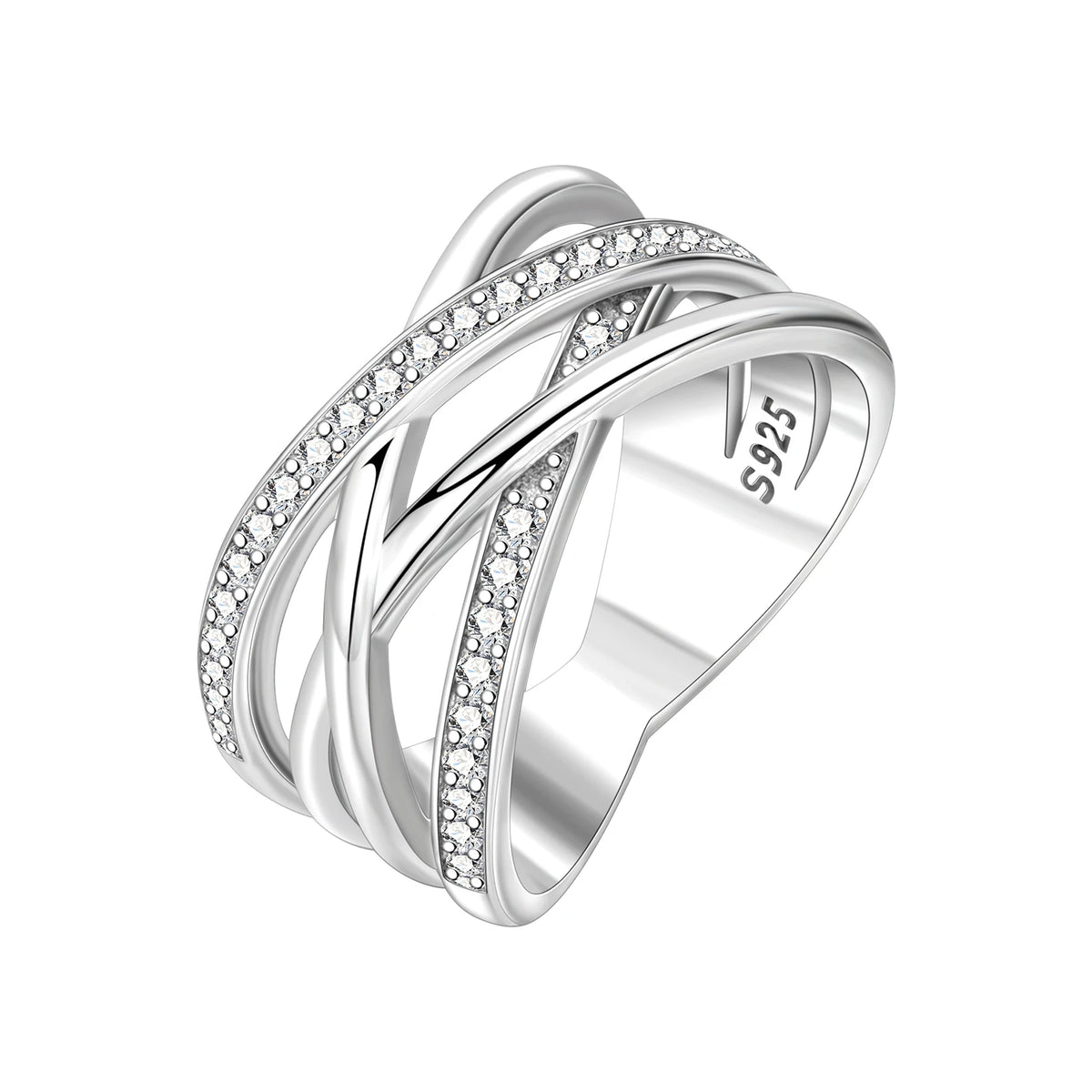 Rose Gold Heart Infinity Ring