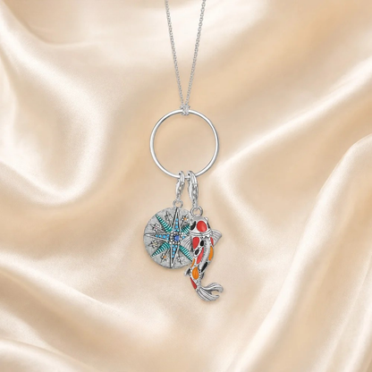 Koi & Star Charm Necklace