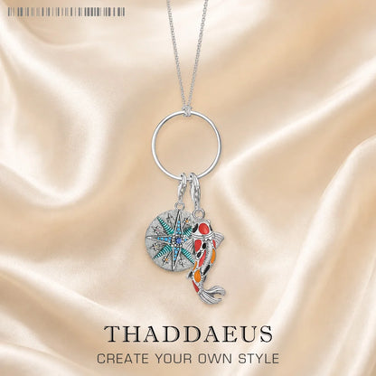 Koi & Star Charm Necklace