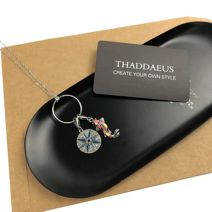 Koi & Star Charm Necklace