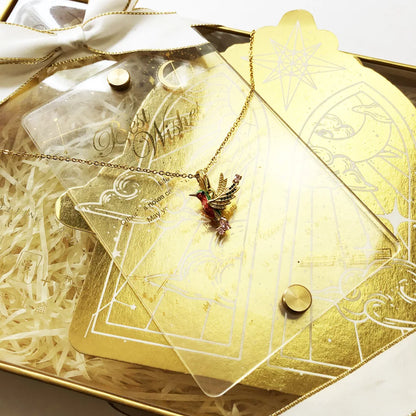 Colourful Hummingbird Necklace
