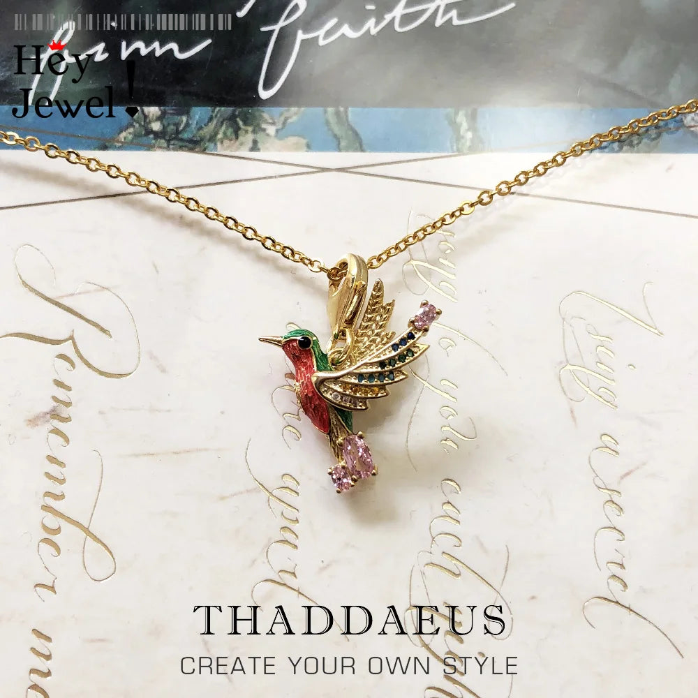 Colourful Hummingbird Necklace