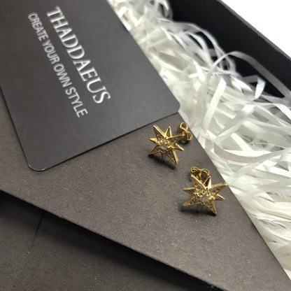 Magic Star Sterling Silver Stud Earrings