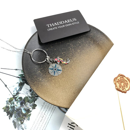 Koi & Star Charm Necklace