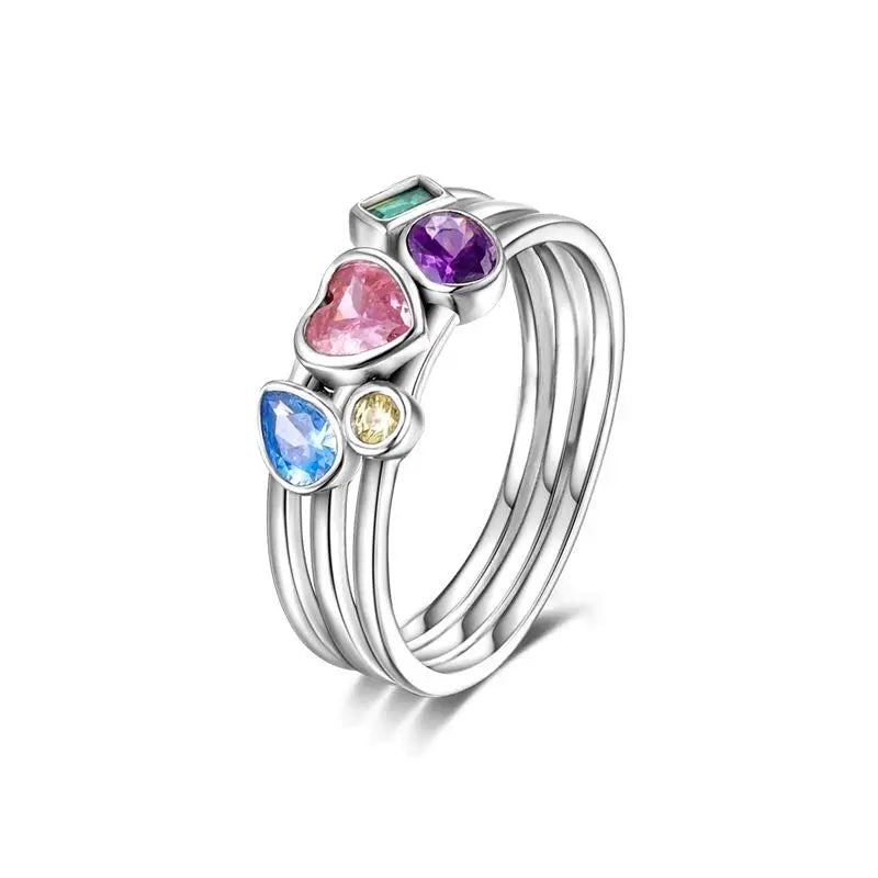 Starry Night Sterling Silver Ring