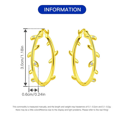 Purple Iris S925 Hoop Earrings