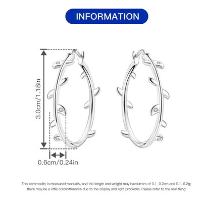 Purple Iris S925 Hoop Earrings