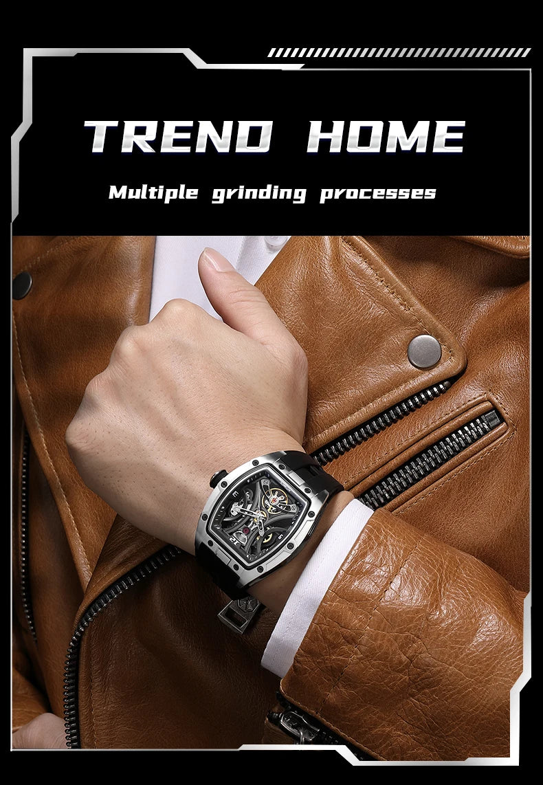 MEGIR 2245 Skeleton Automatic Watch