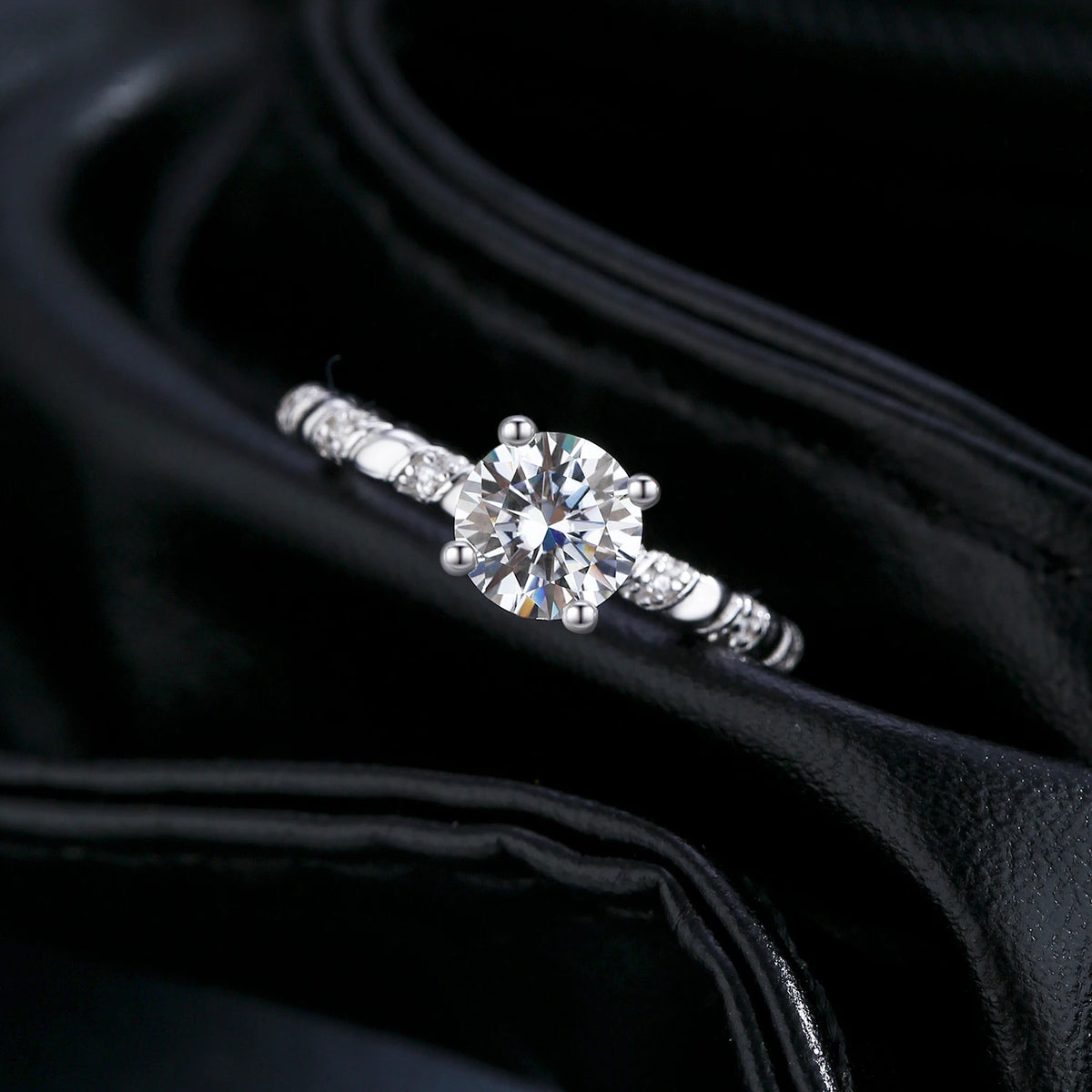 Twist Moissanite Ring