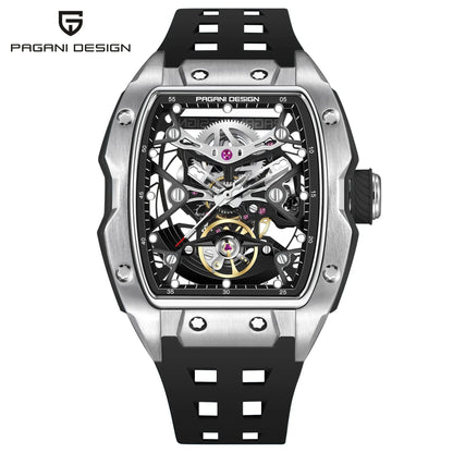 PAGANI DESIGN Tonneau Skeleton Automatic Watch