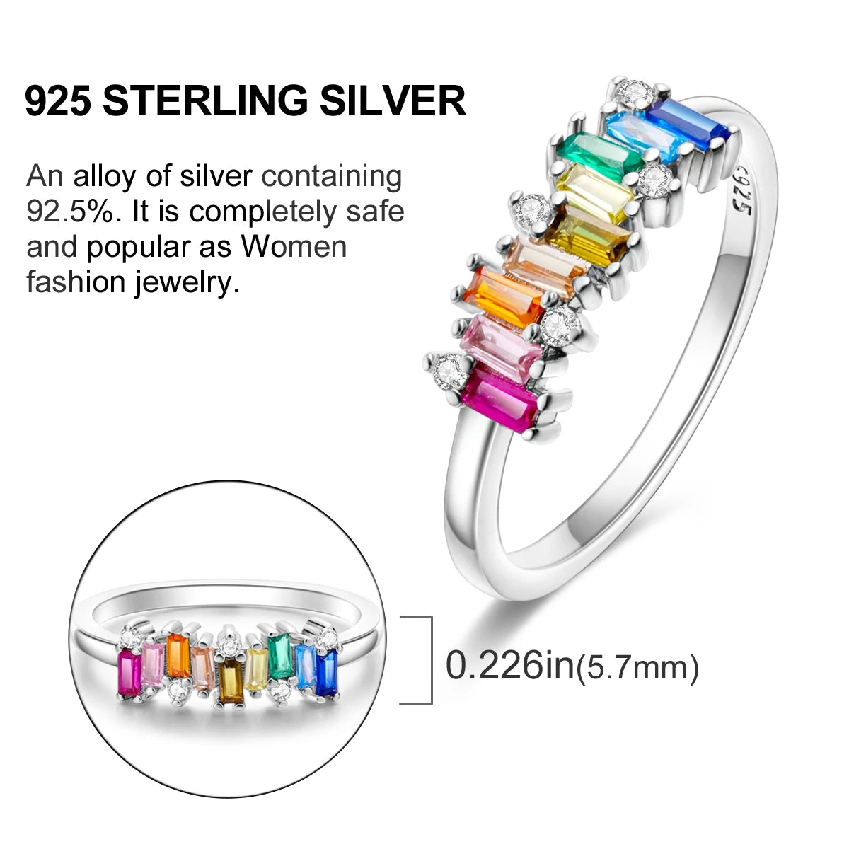 Starry Night Sterling Silver Ring