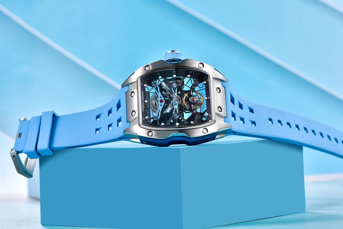 PAGANI DESIGN Tonneau Skeleton Automatic Watch