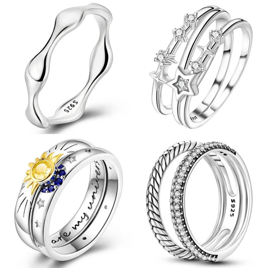 Blue Butterfly Sterling Silver Ring
