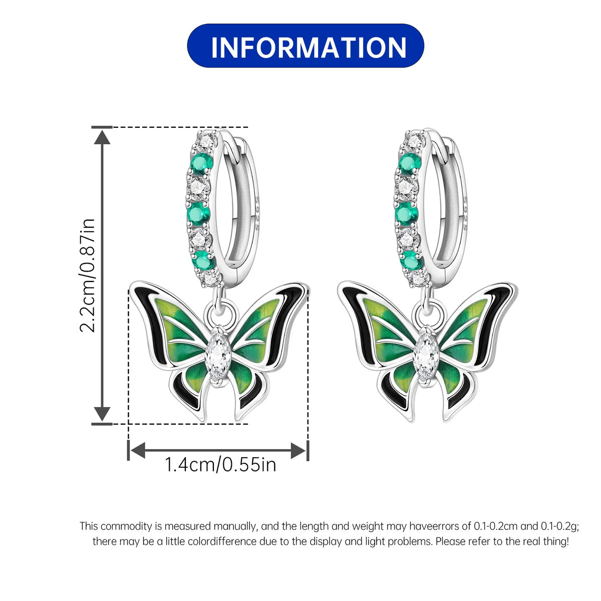 Iris Flower Sterling Silver Drop Earrings