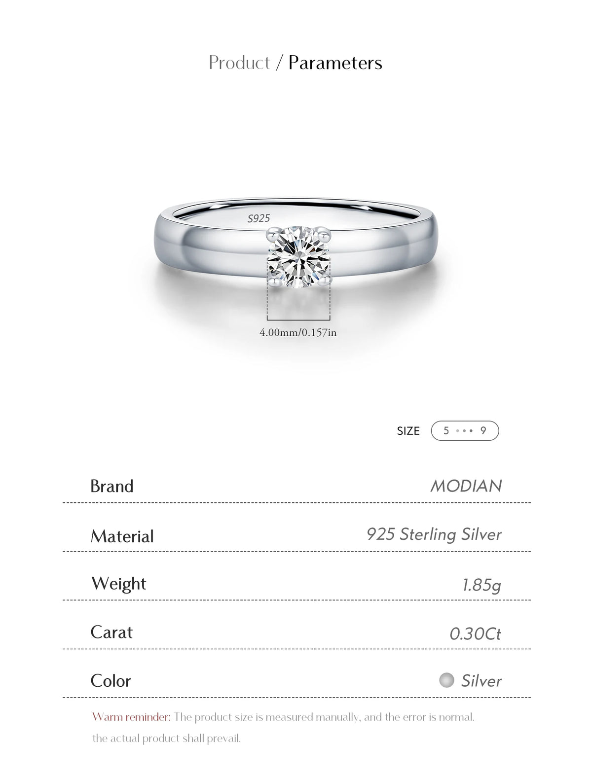 Classic Wide-Band Moissanite Ring