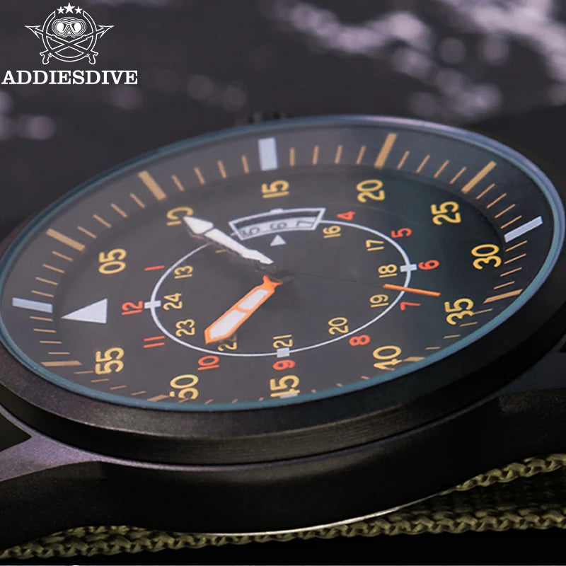 ADDIESDIVE MY1508 Field Quartz Watch