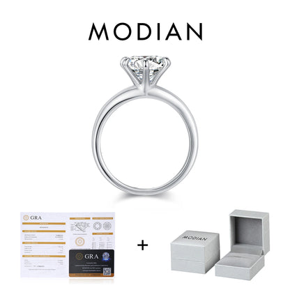 Crown Moissanite Ring