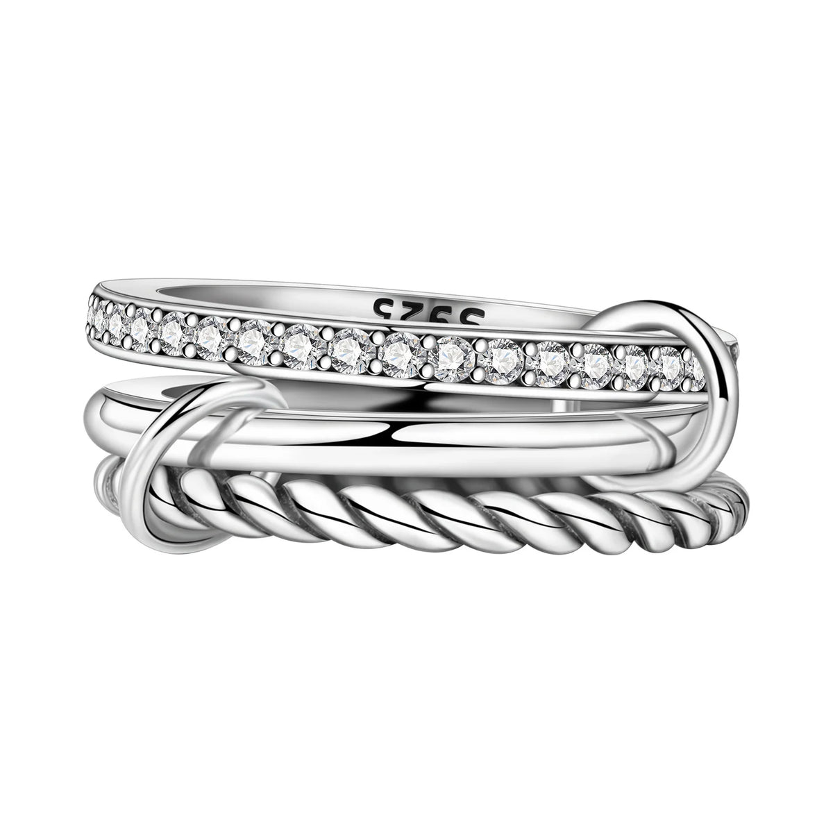 Woven Sterling Silver Ring