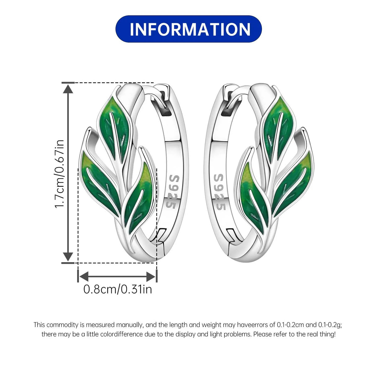 Purple Iris S925 Hoop Earrings