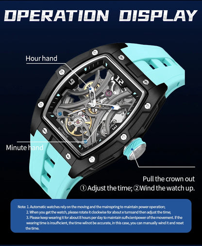 MEGIR 2245 Skeleton Automatic Watch