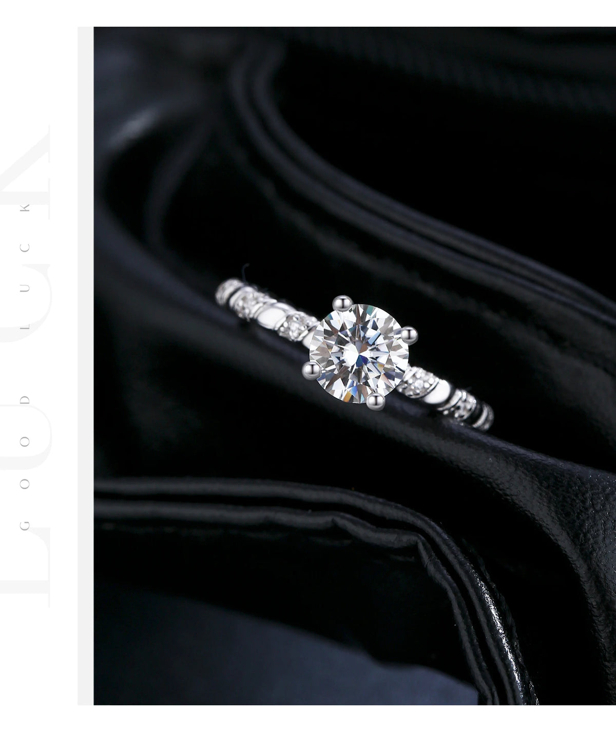 Twist Moissanite Ring