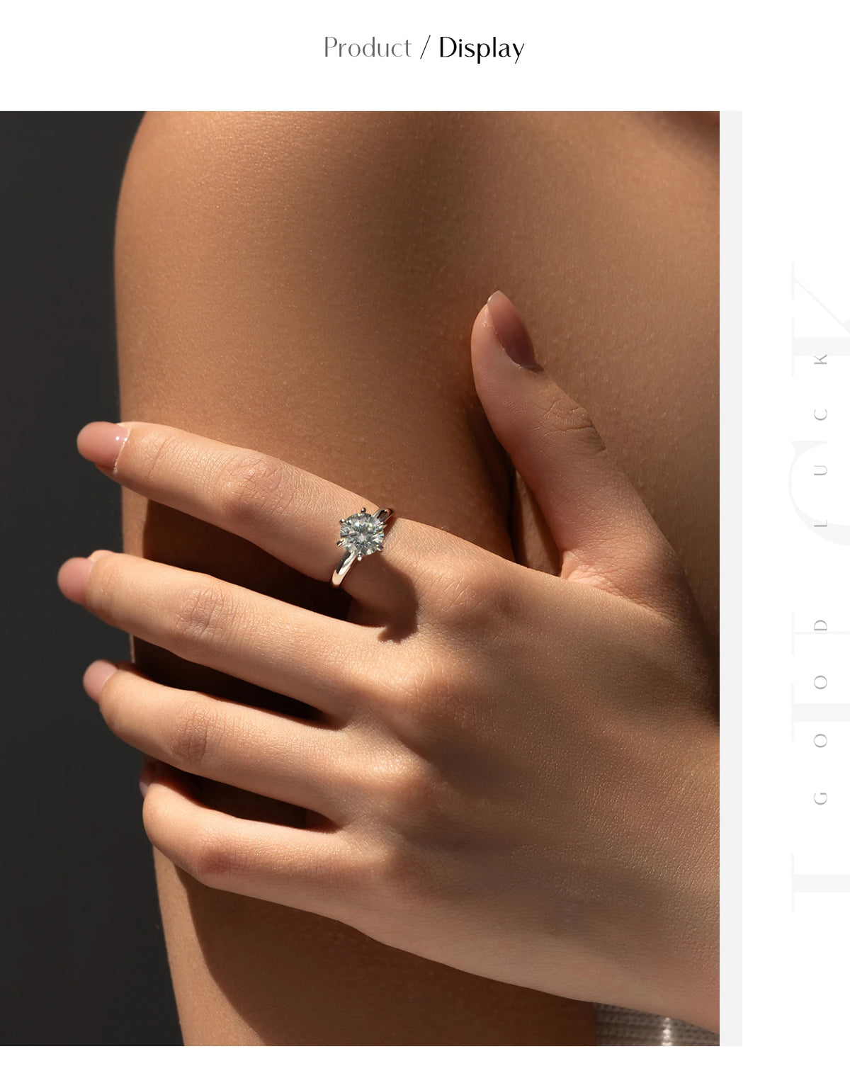 Crown Moissanite Ring
