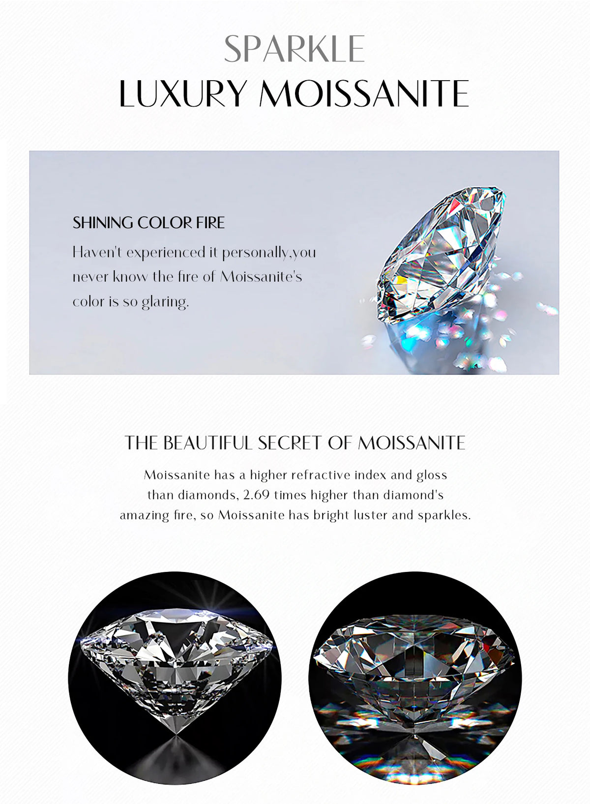 Pear-Cut Moissanite Ring