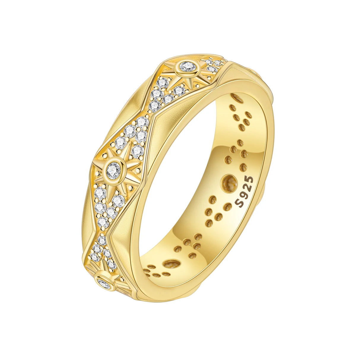 Rose Gold Heart Infinity Ring