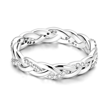 Woven Sterling Silver Ring