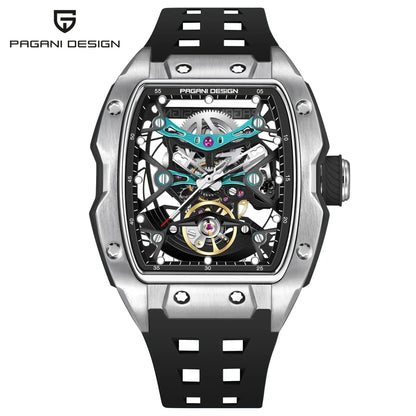 PAGANI DESIGN Tonneau Skeleton Automatic Watch
