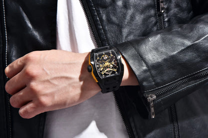 PAGANI DESIGN Tonneau Skeleton Automatic Watch