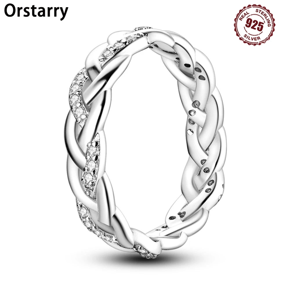 Woven Sterling Silver Ring