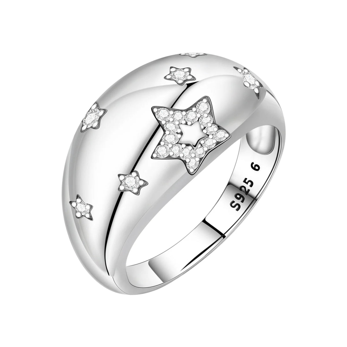 Rose Gold Heart Infinity Ring