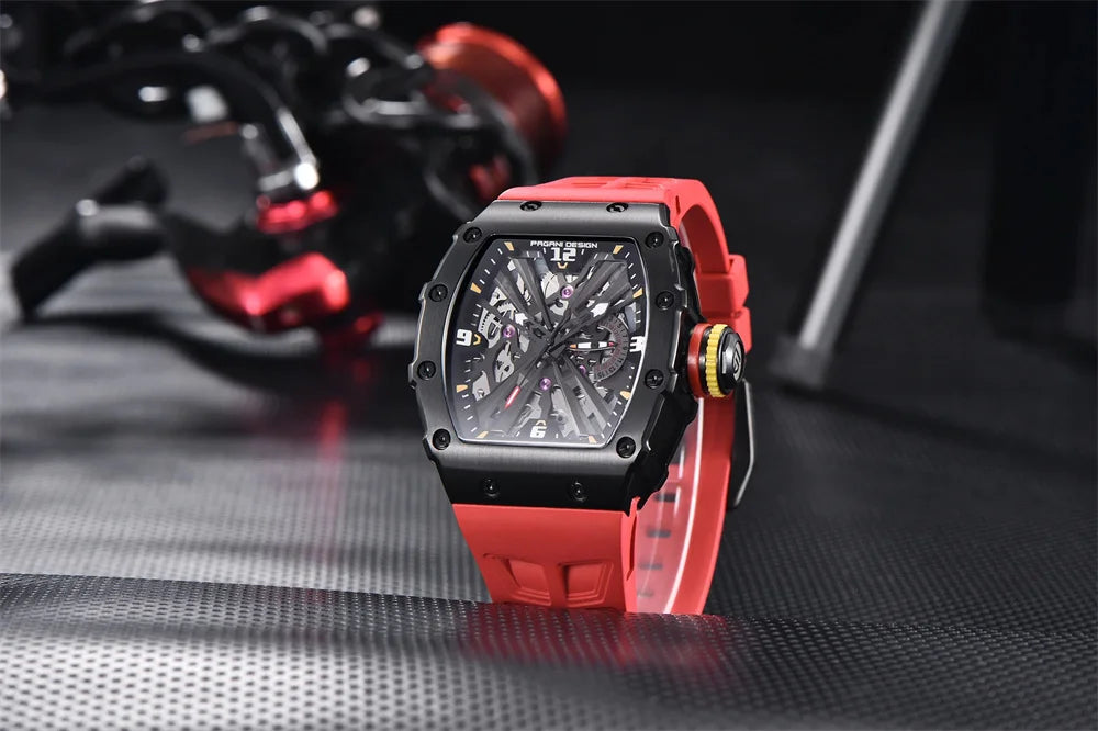 PAGANI DESIGN PD-1738 Skeleton Quartz Watch
