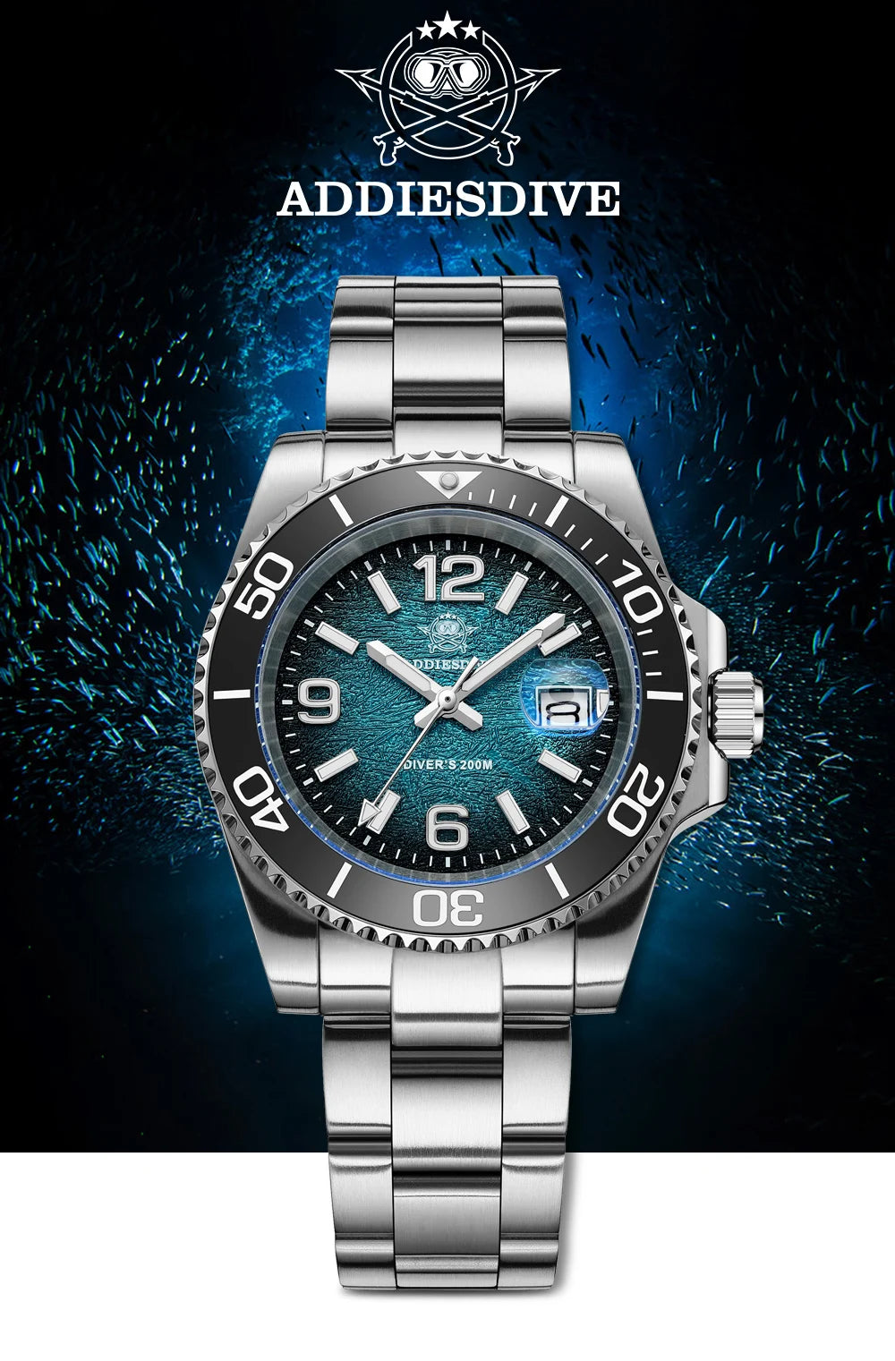ADDIESDIVE AD2513 Quartz Dive Watch