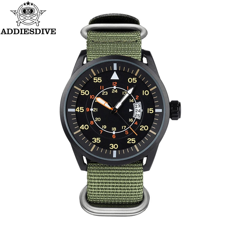 ADDIESDIVE MY1508 Field Quartz Watch