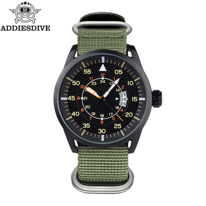 ADDIESDIVE MY1508 Field Quartz Watch