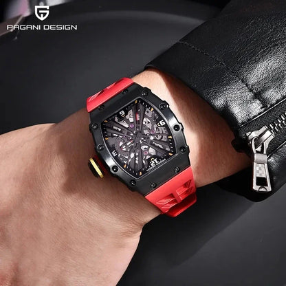 PAGANI DESIGN PD-1738 Skeleton Quartz Watch