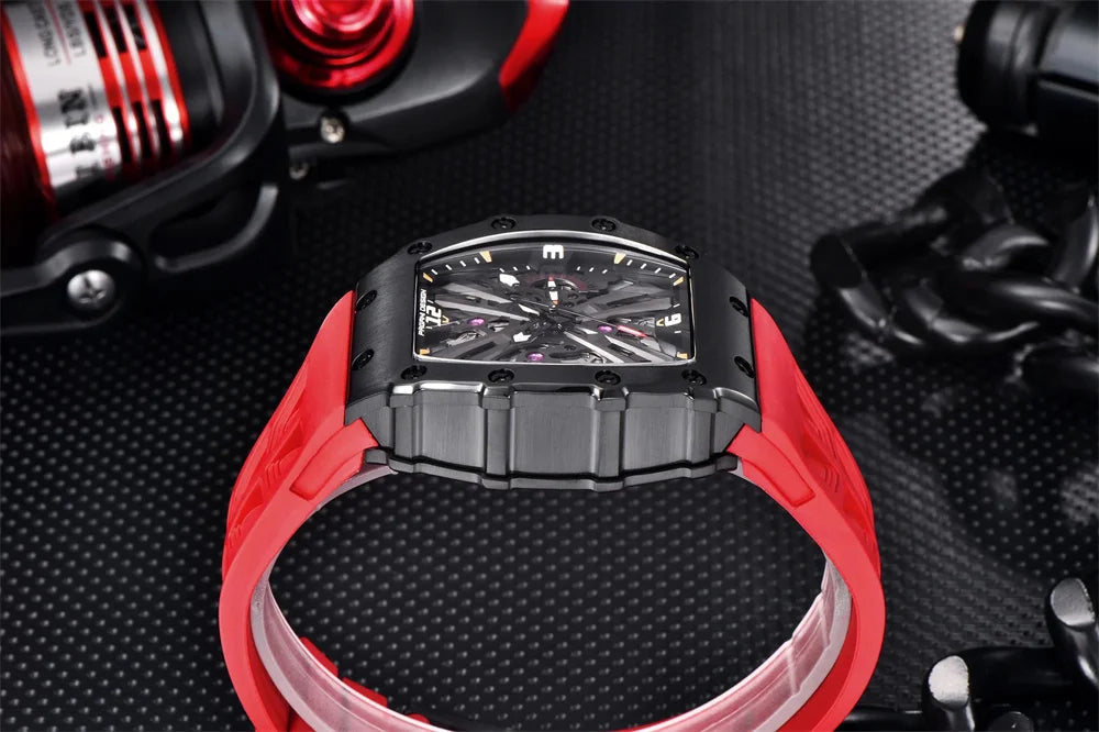 PAGANI DESIGN PD-1738 Skeleton Quartz Watch