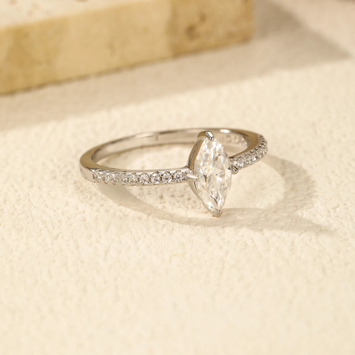 Marquise Moissanite Ring
