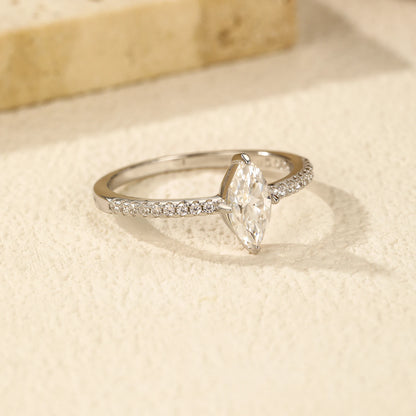 Marquise Moissanite Ring