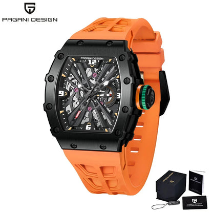 PAGANI DESIGN PD-1738 Skeleton Quartz Watch