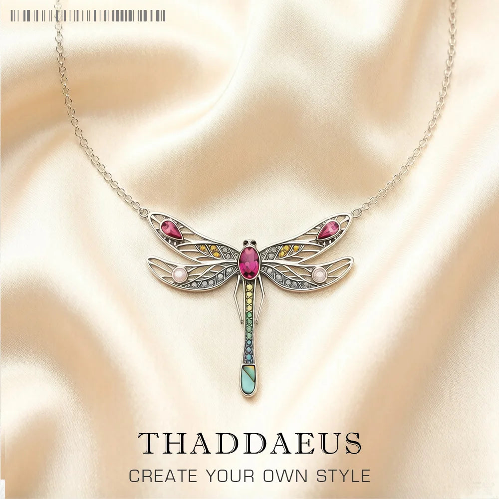 Playful Dragonfly Necklace