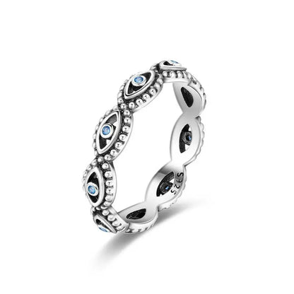 Blue Butterfly Sterling Silver Ring