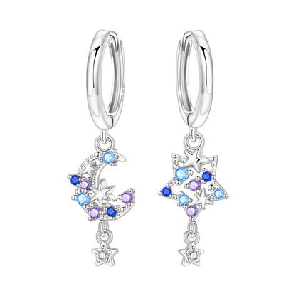Pink Cowboy Hat & Boots Drop Earrings