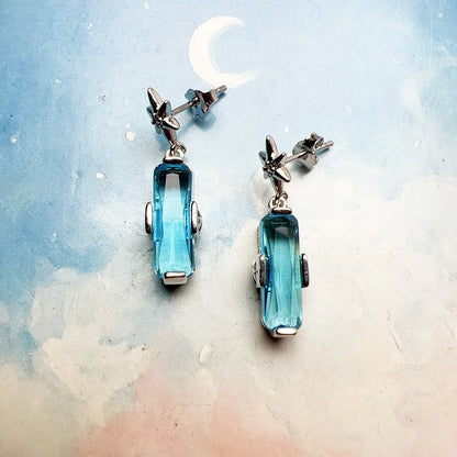 Lucky Blue Star Earrings