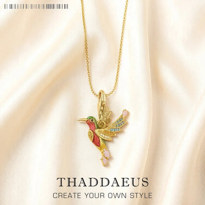 Colourful Hummingbird Necklace