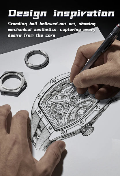 MEGIR 2245 Skeleton Automatic Watch