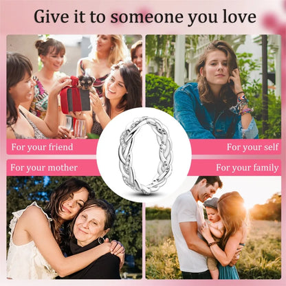 Woven Sterling Silver Ring