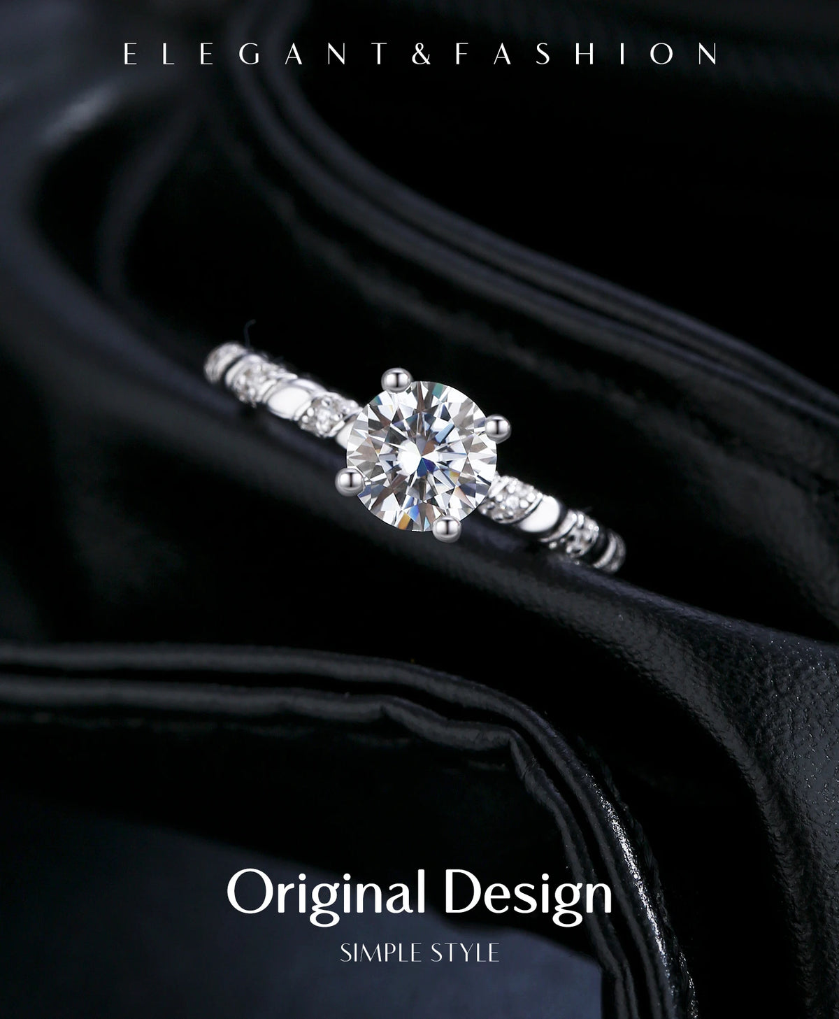 Twist Moissanite Ring